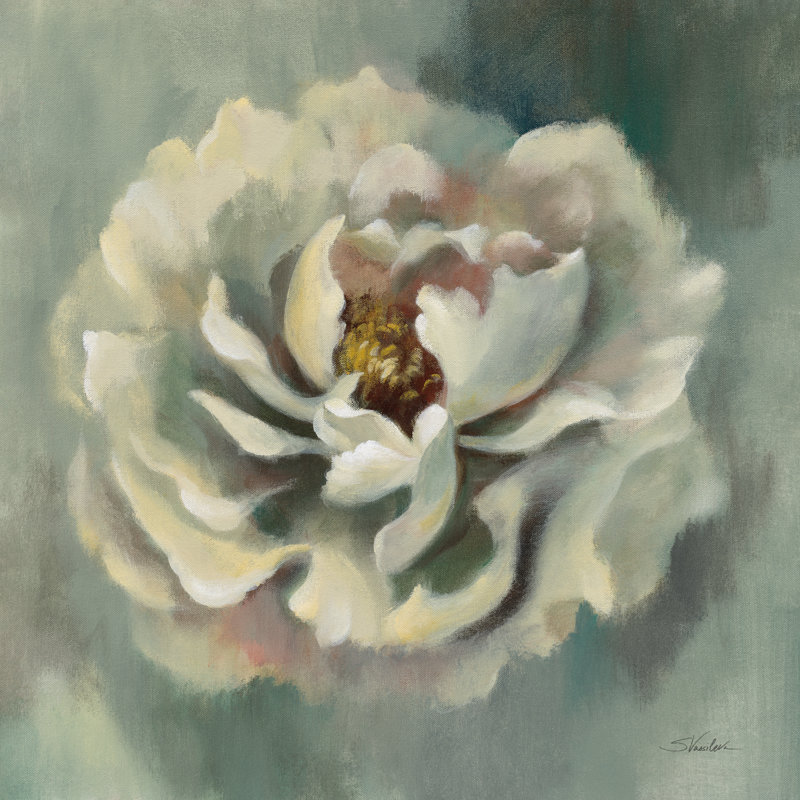 Dancing Petals by Silvia Vassileva - Wrapped Canvas Painting, 51cm H x 51cm W