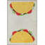 Tapis jaune Kehr Double Taco Novelty-78586361