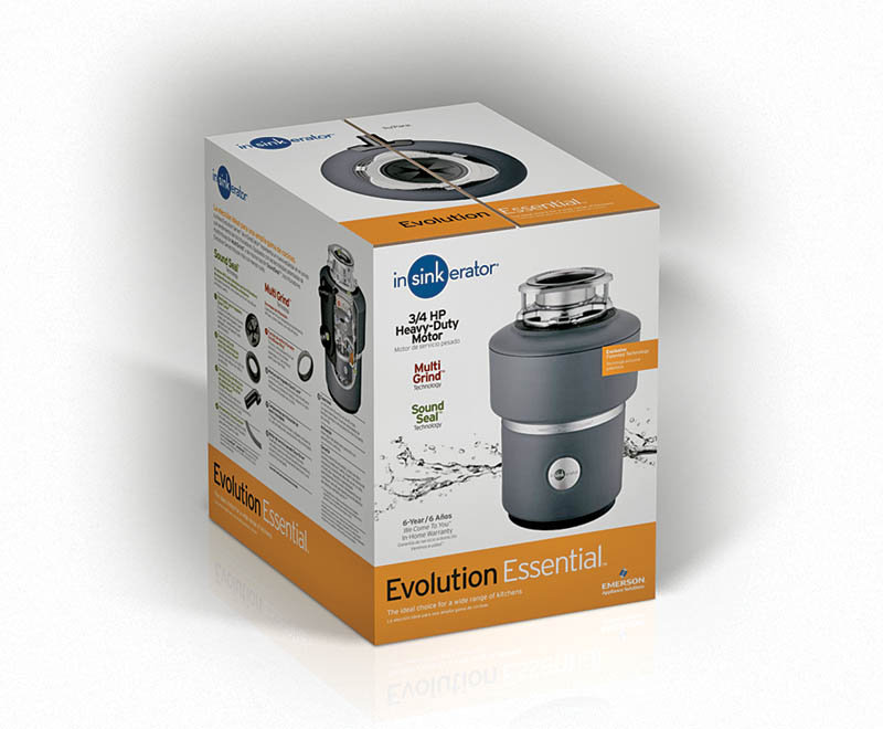 Evolution Essential 3/4 HP Continuous Feed Garbage Disposal