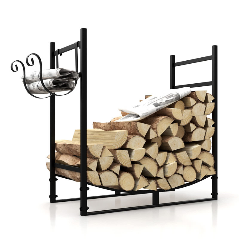 76.5cm W Metal Log Rack