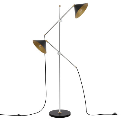 Lampe sur pied à bras articulé Avia