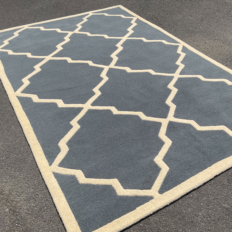 Wool Geometric Indoor Rug