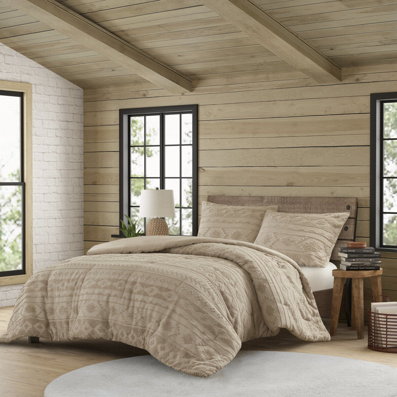 2 PCS Twin/Twin XL Chenille Oversized Comforter Set Tan, Twin XL/Twin Comforter + 1 Additional Pieces