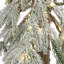 Arbre de Noël artificiel alpin floqué pré-éclairé à piles - 3 pi - lumières DEL claires