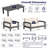 Deluxe 4-Piece Patio Furniture Set All-Weather Couch-128970119