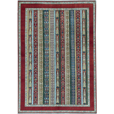 Tapis multicolore de haute qualité noué à la main