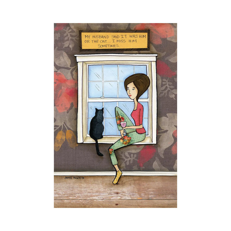 I Miss Him by Jamie Morath - Wrapped Canvas Gallery-Wrapped Canvas Giclée, Wrapped Canvas