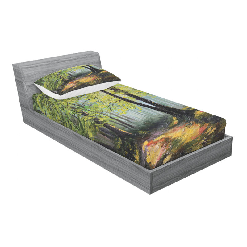 Microfiber Sheet Set, Twin XL Sheet Set with Fitted Sheet