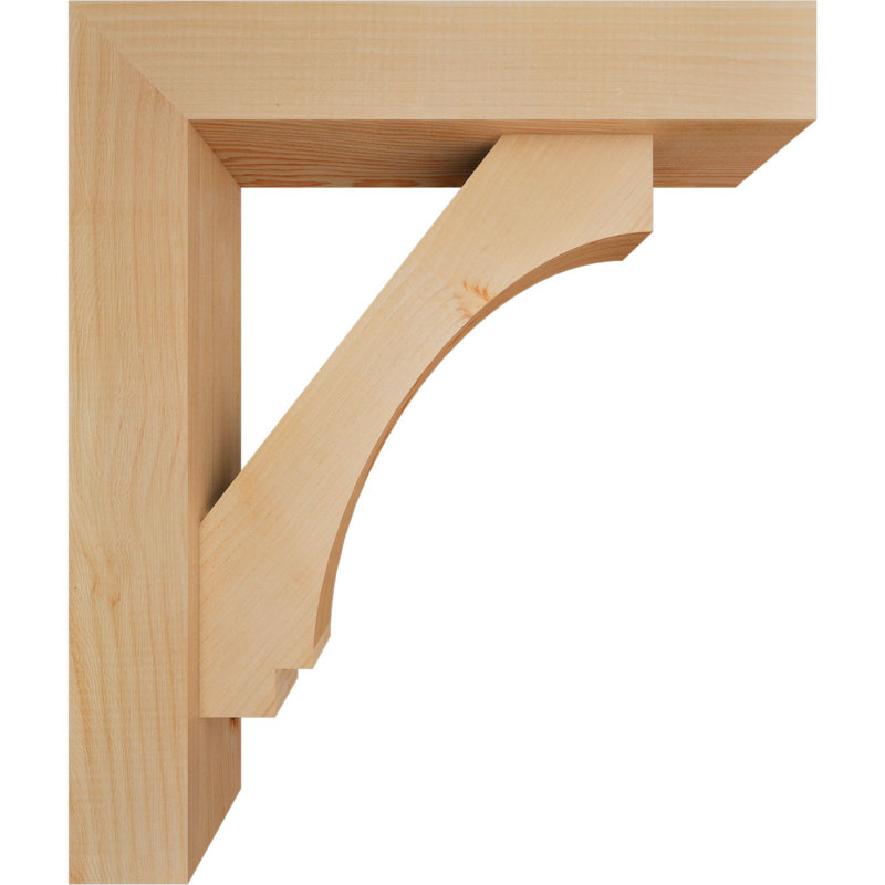 Support de bloc impérial avec entretoise décalée, 26 x 22, Sapin Douglas de l 5 1/2 po (lisse)
