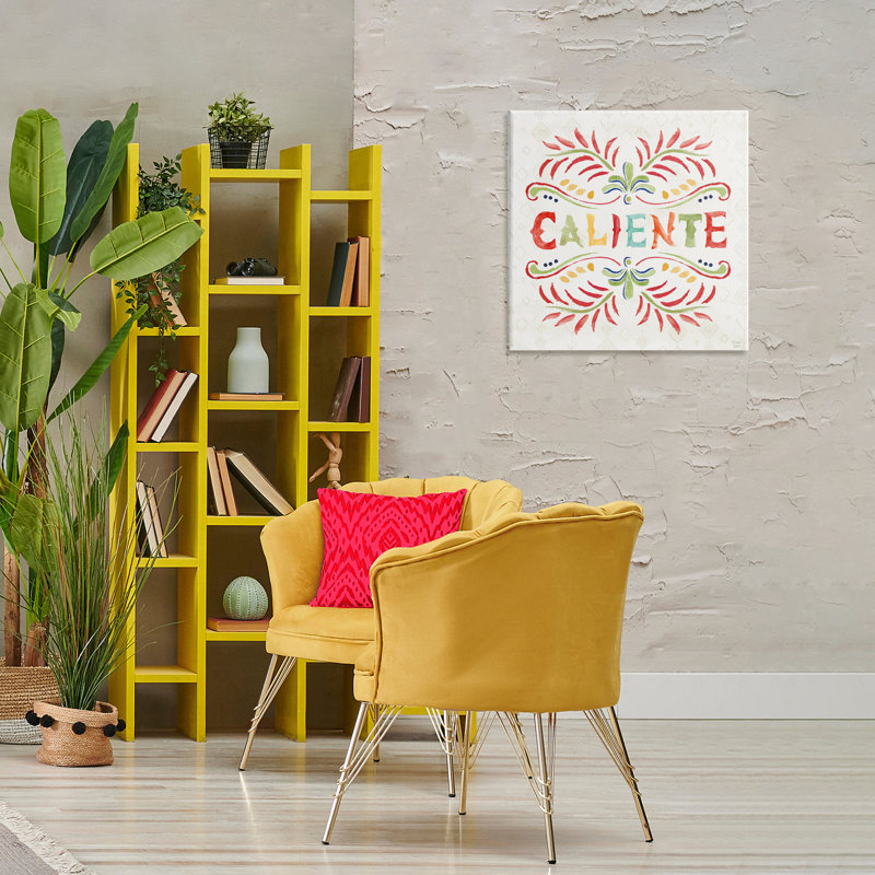 «Caliente con Patrón Vibrante» par Dina June, H 24 po x l 24 po