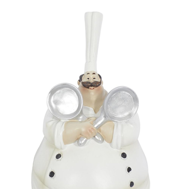 Ensemble de 3 figurines en chef Jadeown