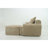 Modern Taupe Sofas, Pineapple Fabric, Versatile Living Space