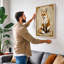 Dignified Fox Boho - Wrapped Canvas-1482749536-1482749545