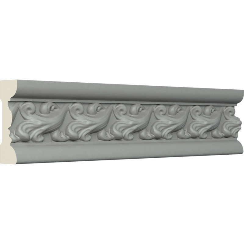 Kinsley Gray Polyurethane Crown Moulding Set of 2