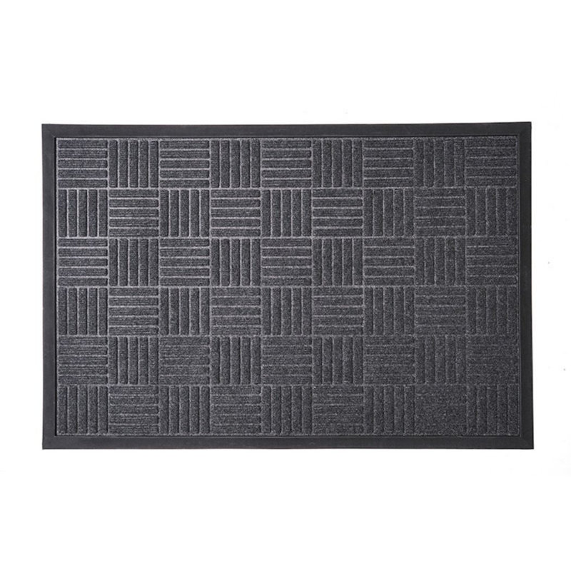 Dillion Non-Slip Outdoor Doormat, Gray, 31.5" W x 47.2" L