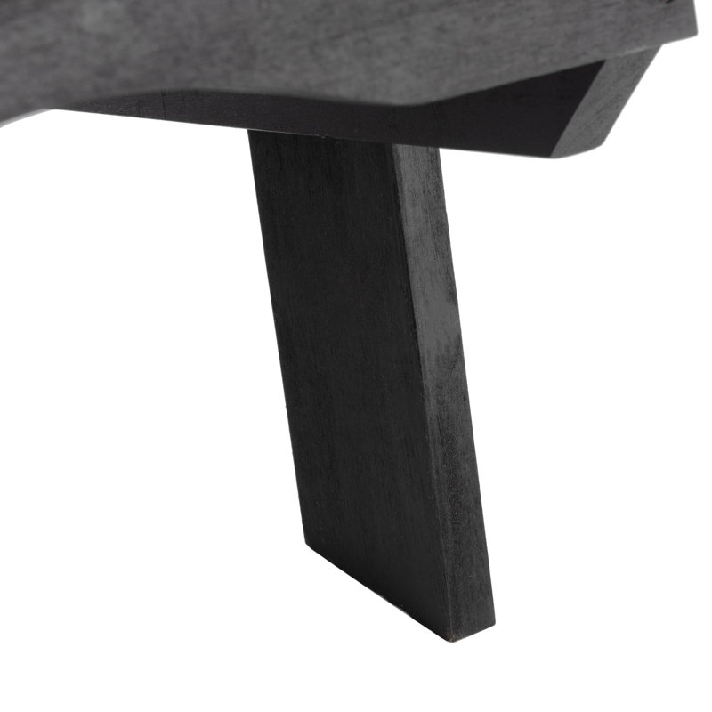 Chaise Adirondack en bois massif Boonville, Noir