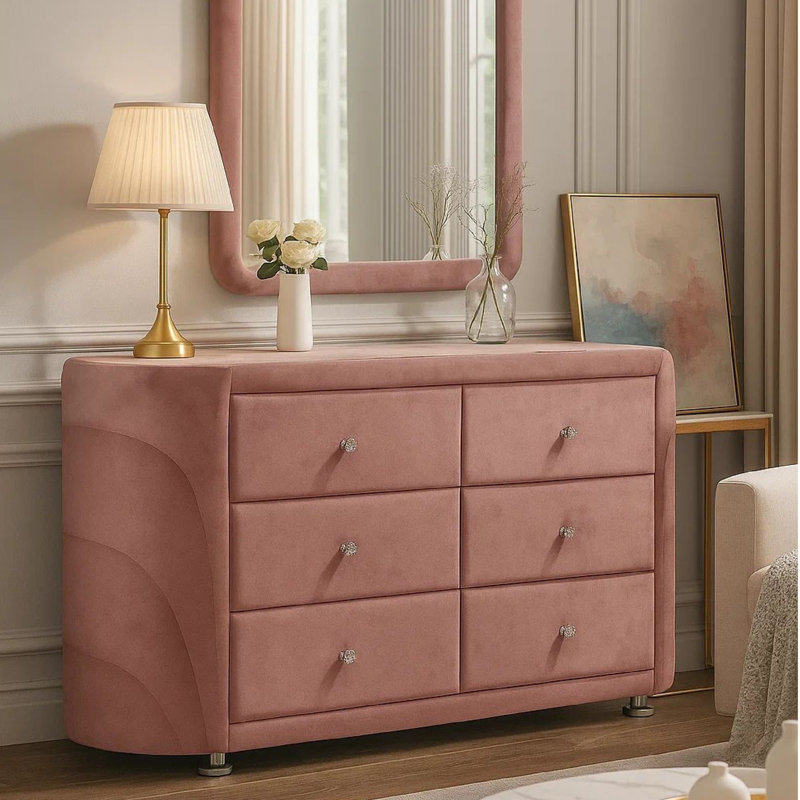 Commode double 6 tiroirs l 19 po