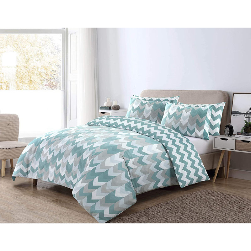 NightComfort's Avaiah Duvet Cover Set, Kingsize - 2 Standard Pillowcases