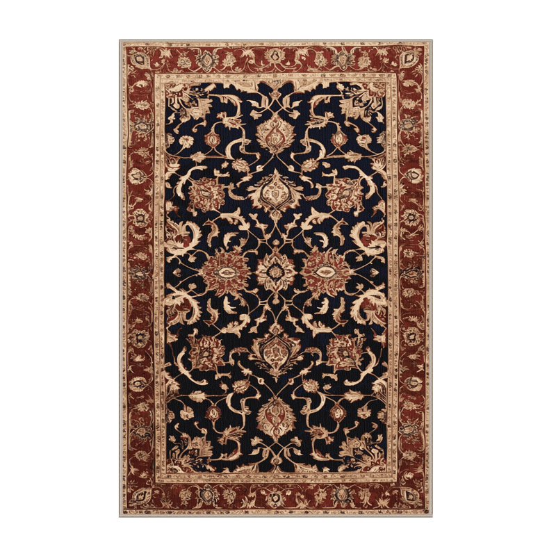 Tapis brun lavable à la machine