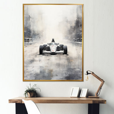 Gris, voiture de course rétro II