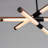 Aimee 6 - Light Dimmable LED Modern Linear Chandelier