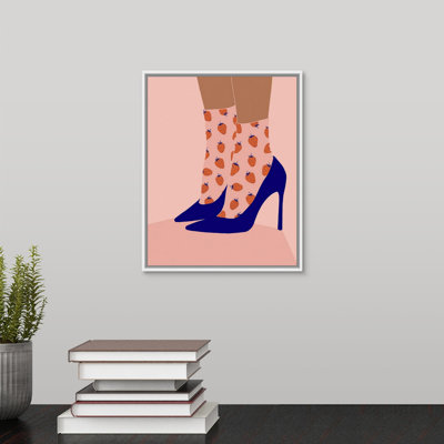«Strawberry Socks» par The Novogratz - peinture sur toile
