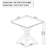 Newport Mirage White End Table