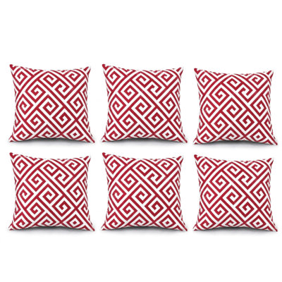 Indoor/Outdoor Square Throw Pillow Covers, 18"W x 18"L