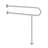 Toilet Safety Rail, 31.5 Inch U-Shaped Handicap Grab Bar, 304 Stainless Steel Senior Safety Pole, 300 Lbs Load Capacity Security Handrail with Support Leg, Toilet Grab Bars with Anti-Slip Handle