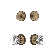 Nostalgic Warehouse Classic Rosette Entry Set with Waldorf Crystal Knob