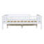 Lit de jour en bois double avec 2 tiroirs - Canapé-lit pour chambre à coucher et salon, blanc-118619015-118619017
