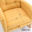 Chaise berçante décorative avec repose-pieds et pieds en bois d'hévéa à haut dossier-1739417101
