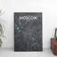 Moscow City Map - Unframed Graphic Art Print on Paper-845584242-896784456