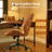 Daden Modern Swivel Office Chair,suede Fabric Gaming Chair,height Adjustable Home Office Desk Chair With Lumbar Support-832929650