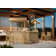 Three Bar Bamboo Tiki Set With  Four Stools By RAM Game Room