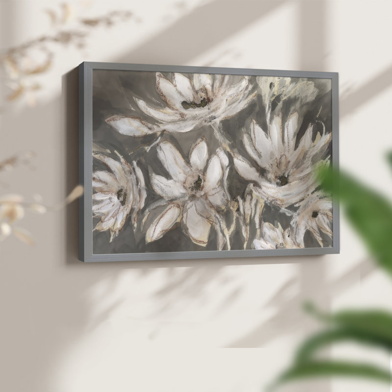 Magnolia embelli II - reproduction encadrée - réversible