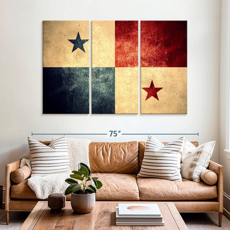 Drapeau de Panama grunge