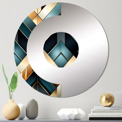 Cropsey - Miroir mural demi-cercle