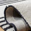 Hanchett Striped Handmade Tufted Wool Ivory/Black Area Rug-1070292626