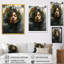 Double exposition «Woman and Mountain Echoes V» - art mural double exposition-100432730-100432733