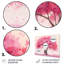 Couple romantique sous un arbre rose II - art mural romantique en métal-182426243