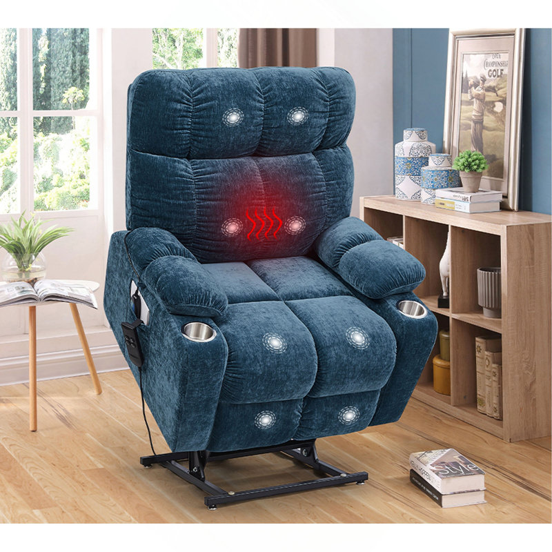 Versatile Dual-Motor Lift Recliner Chair With Heat And Massage For Seniors