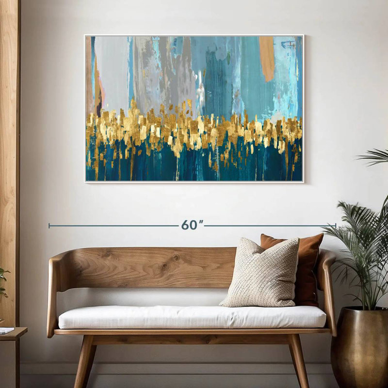 Starlight, Cadre flottant blanc, 46 po x 31 po