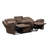 Modern 87.3" Wide Leatherette Manual Reclining Sofa，3-Seater Recliner，with Wall Hugger Design, Tab Pull Reclining and Comfortable Foam & Pocket Coil Seating-432101049