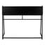 Bureau d'ordinateur, bureau personnel, ordinateur portable, tablettes de rangement, L 48 po, travail, stratifié, métal, contemporain, moderne-1693130455
