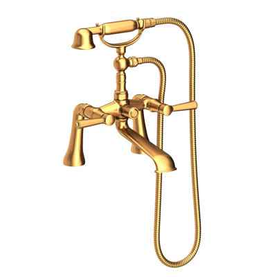 Metropole Deck Mount Exposed Tub & Hand Shower Set