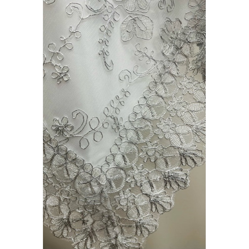 Napperon Emb 12 ", Blanc