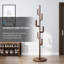 Wooden Freestanding Coat Rack, Tree-Style Coat Stand