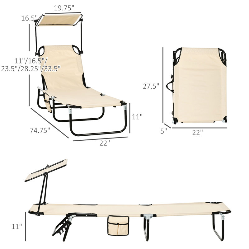 Chaise longue rembourrée Bahwana