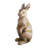 The Holiday Aisle® Modern Faux Concrete Rabbit With Head Forward In Multicolor